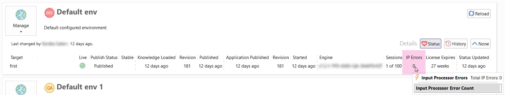 IP Errors