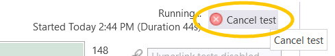 Cancel test