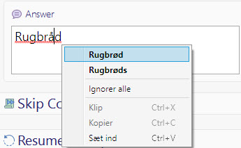 Windows suggest correct spelling