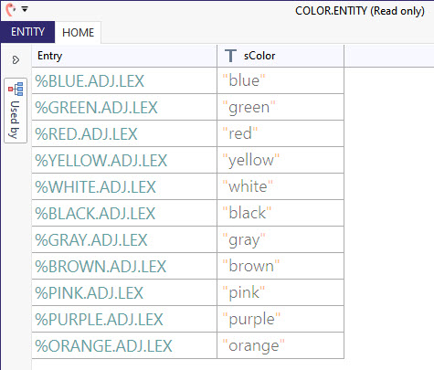 COLOR.ENTITY